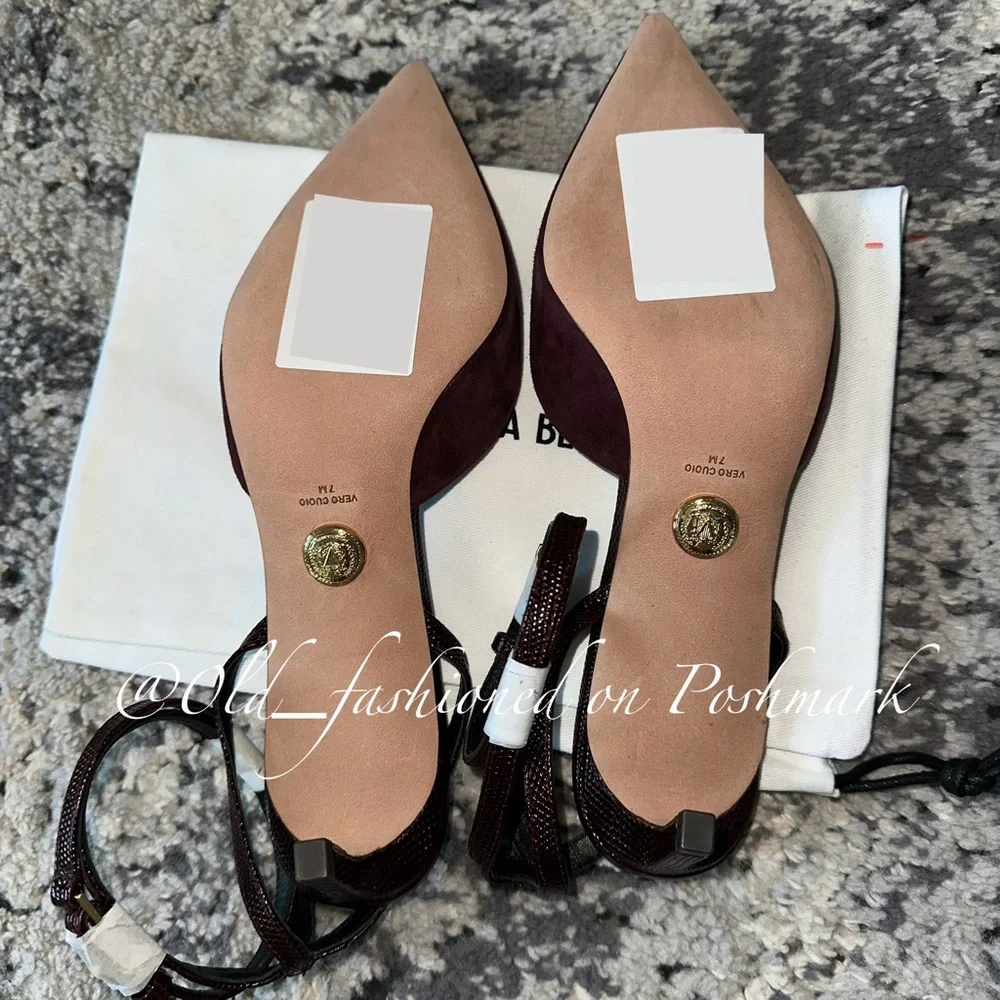 VERONICA BEARD Leather Colette Pumps